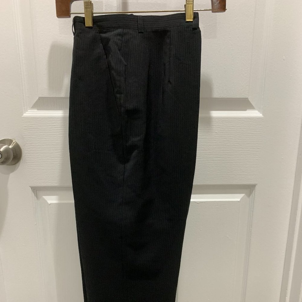 Escada Women's Suit Pants Black and White stripes